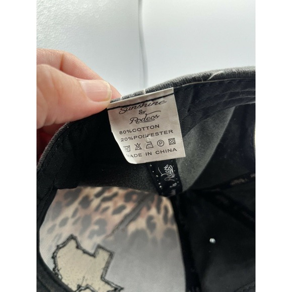 Sunshine & Rodeo Brand Arrows Distressed Look Baseball Hat Adjustable Cap - Picture 5 of 6